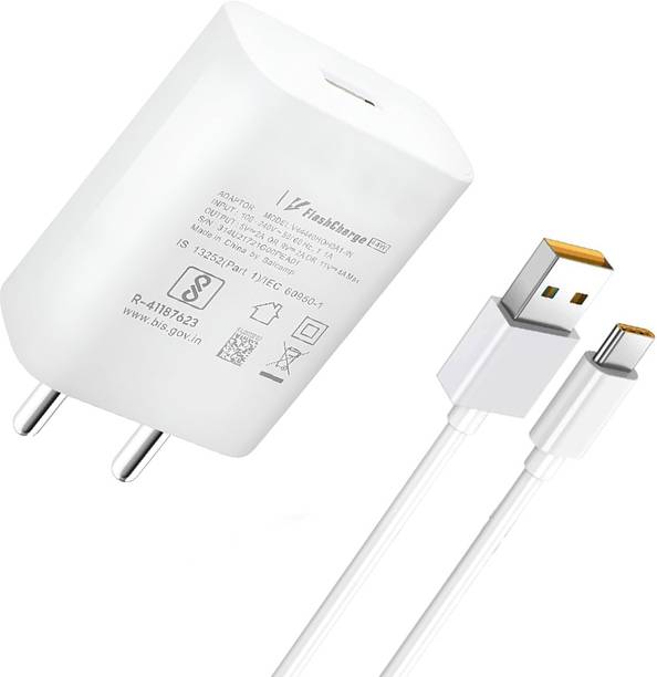 VOLTDIC 44 W Quick Charge 6 A Wall Charger for Mobile with Detachable Cable