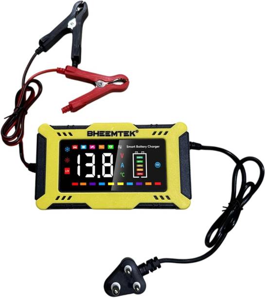 VOLT AMP NEW AGE ENERGY 6A 12V Portable Smart LED Display Car Battery Automatic Repair Function Charger 4 Ah Battery for Car