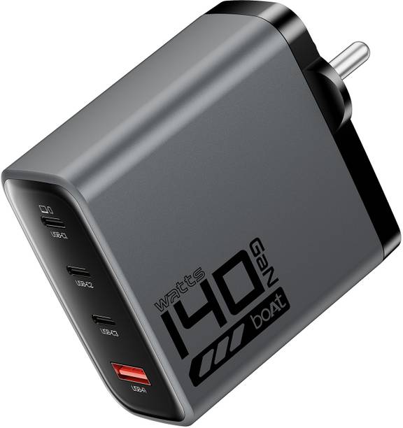 boAt 140 W GaN 5 A Wall Charger for Mobile