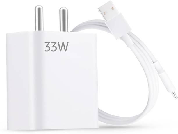 Hespa 33 W Supercharge 3 A Wall Charger for Mobile with Detachable Cable