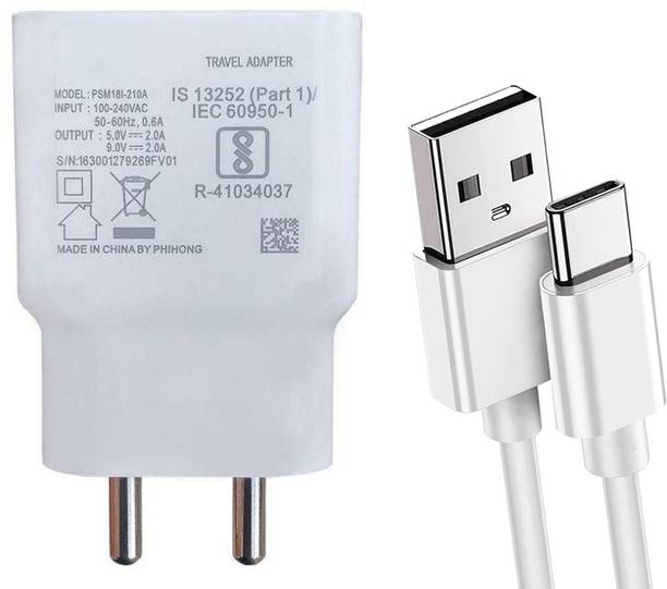 TROST 18 W TurboPower 3.0 3.1 A Wall Charger for Mobile with Detachable Cable