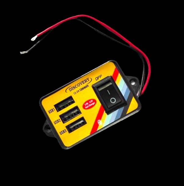 SS GOLD 3.4 W Supercharge 3.1 A 3 Port Mobile Charger