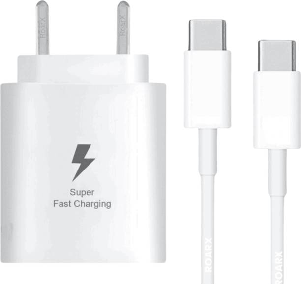 RoarX 25 W PD 3 A Wall Charger for Mobile with Detachable Cable