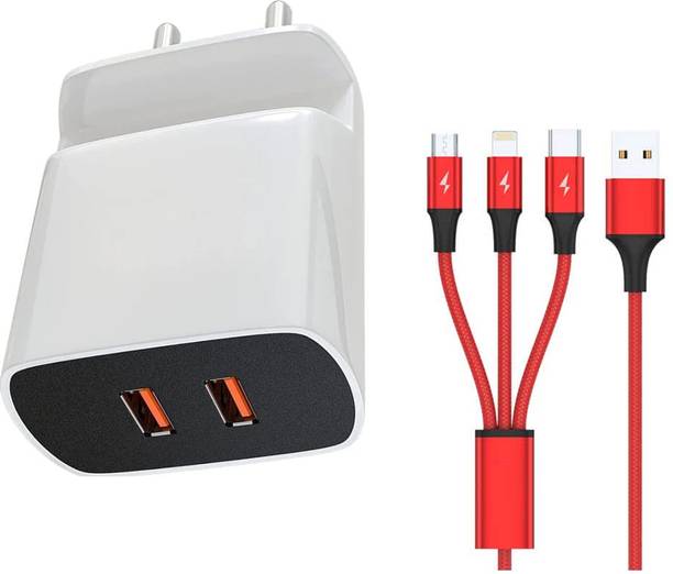 TROST 18 W Quick Charge 3.4 A Wall Charger for Mobile with Detachable Cable