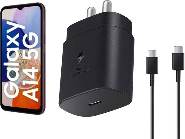 Zybux 25 W PD 3 A Wall Charger for Mobile with Detachable Cable