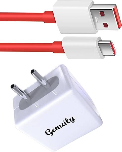 Genuily 80 W SuperVOOC 6 A Wall Charger for Mobile with Detachable Cable