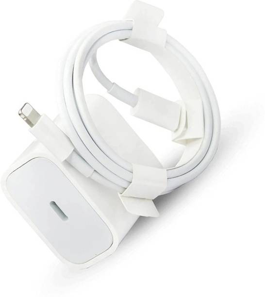 ryumux 20 W PD 2 A Wall Charger for Mobile with Detachable Cable