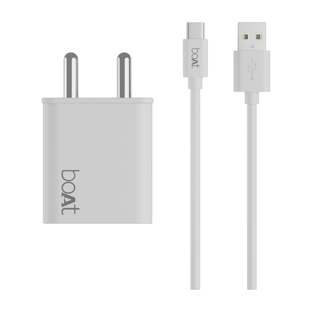boAt 22.5 W Quick Charge 3 A Wall Charger for Mobile with Detachable Cable