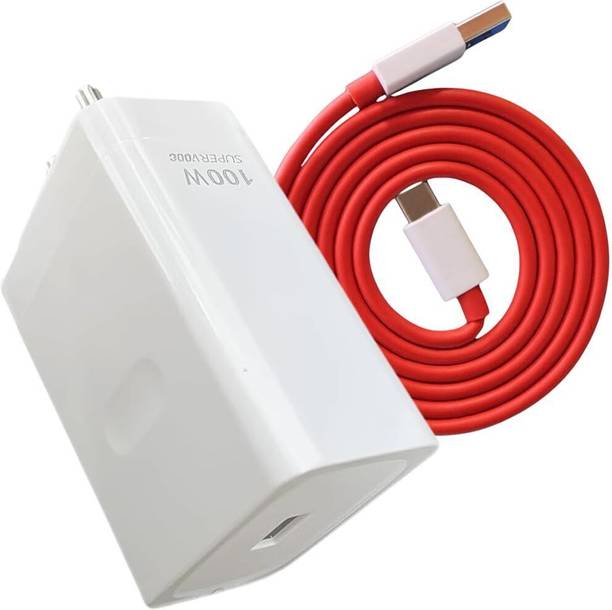 UXE 100 W SuperVOOC 9 A Wall Charger for Mobile with Detachable Cable