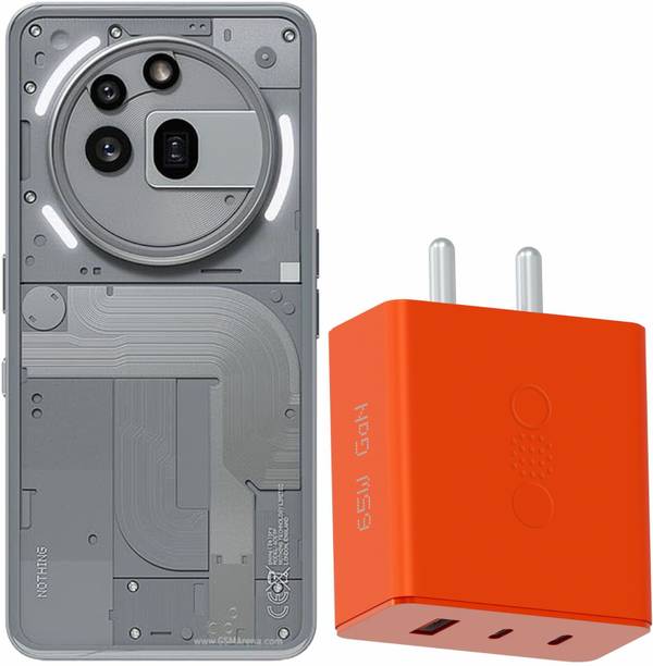 Boom 65 W GaN 6 A 3 Port Mobile Charger with Detachable Cable