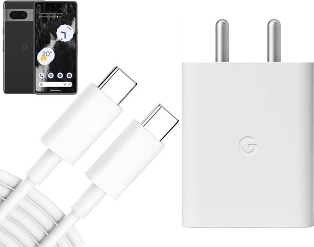 Zybux 30 W PD 3 A Wall Charger for Mobile with Detachable Cable