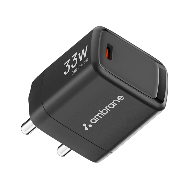 Ambrane 33 W GaN 3 A Wall Charger for Mobile