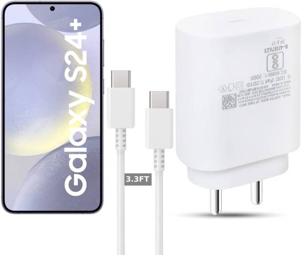 Zybux 25 W PD 3 A Wall Charger for Mobile with Detachable Cable