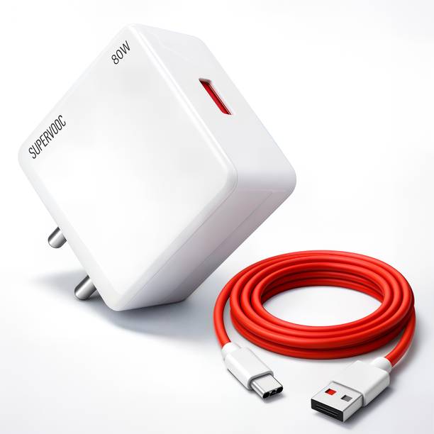 MAK 80 W Dash 6.5 A Wall Charger for Mobile with Detachable Cable