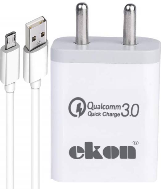 Ekon 18 W Quick Charge 4 A Mobile Charger with Detachable Cable