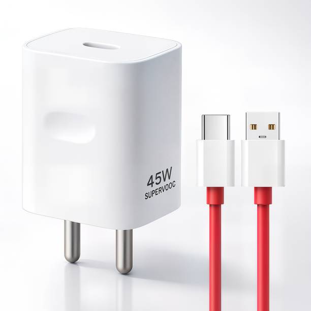 MAK 45 W SuperVOOC 5 A Wall Charger for Mobile with Detachable Cable