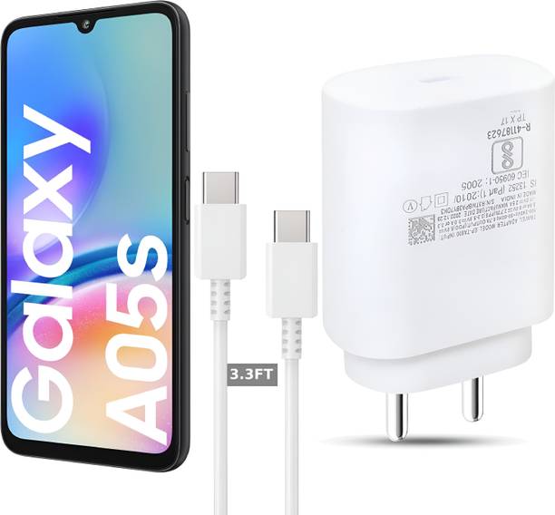 Zybux 25 W PD 3 A Wall Charger for Mobile with Detachable Cable