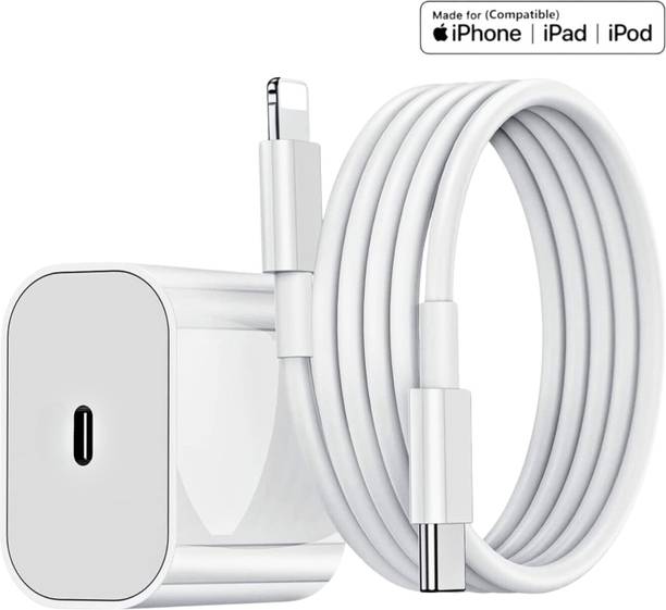 RoarX 20 W Quick Charge 3 A Wall Charger for Mobile with Detachable Cable