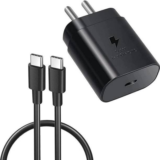 MAK 25 W PD 3 A Wall Charger for Mobile with Detachable Cable (Bl