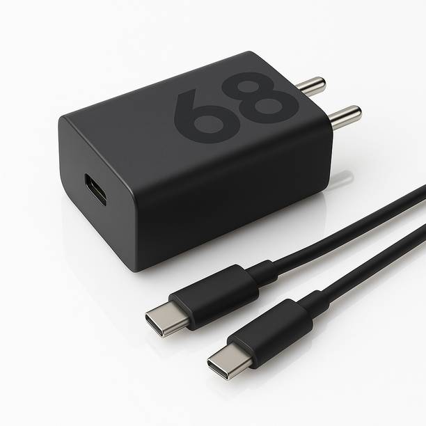 Iberls 68 W TurboPower 3.0 5 A Wall Charger for Mobile with Detachable Cable