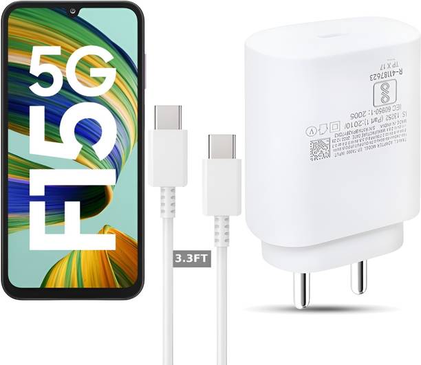 Zybux 25 W PD 3 A Wall Charger for Mobile with Detachable Cable