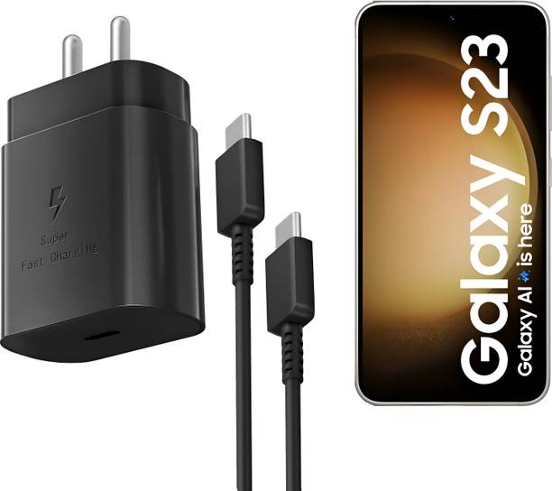 Zybux 25 W PD 3 A Wall Charger for Mobile with Detachable Cable