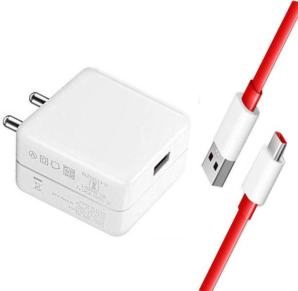 VOLTDIC Wall Charger Accessory Combo for OnePlus 5T, OnePlus 5, OnePlus 7, OnePlus 6T, 30W 5V/4A, (Upto 65W Supported)