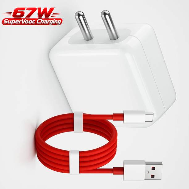 deshit 67 W SuperVOOC 6 A Wall Charger for Mobile with Detachable Cable