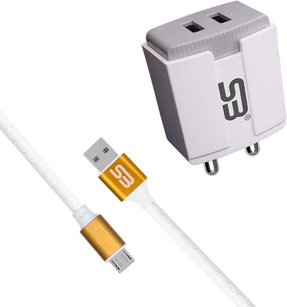 SB 12 W 3.4 A Wall Charger for Mobile with Detachable Cable