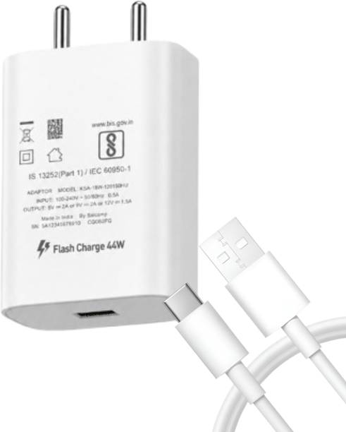 ELECTRABLOOM 44 W Quick Charge 4.4 A Wall Charger for Mobile with Detachable Cable