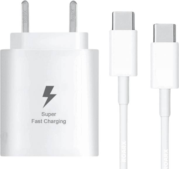 RoarX 25 W Adaptive Charging 3 A Wall Charger for Mobile with Detachable Cable