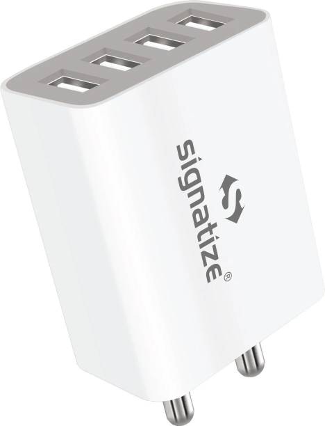 SIGNATIZE Quick Charge 4.2 A Wall Charger for Mobile with Detachable Cable