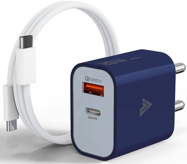 DR VAKU 20 W Quick Charge 3.1 A Multi-pin Wall Charger for Mobile with Detachable Cable
