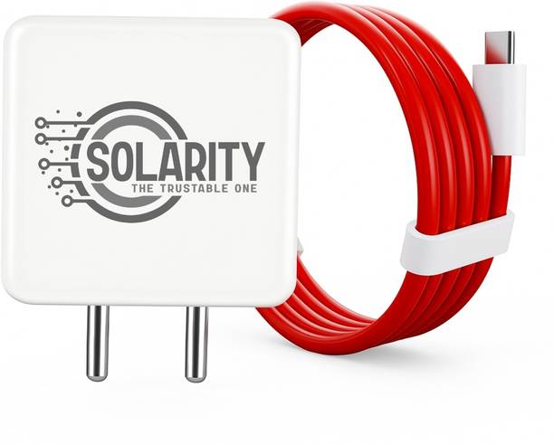 Solarity 33 W SuperVOOC 6 A Wall Charger for Mobile with Detachable Cable
