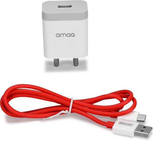 amaq Quick Charge 2 A Wall Charger for Mobile with Detachable Cable