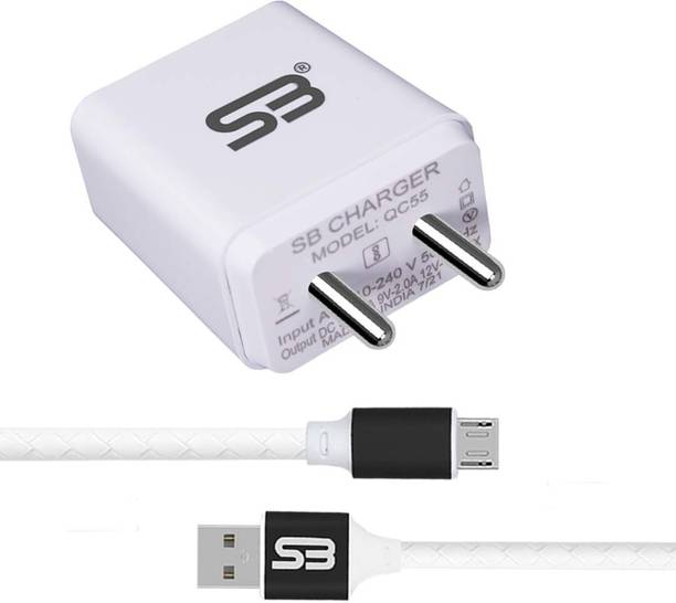 shopbucket 18 W Quick Charge 3 A Wall Charger for Mobile with Detachable Cable