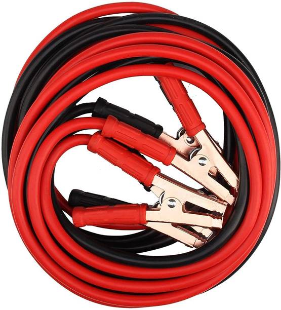 4tens 500 AMP Car Heavy Duty Jumper Cable Battery Booster Wire Clamp With Carry Bag 7 ft Battery Jumper Cable