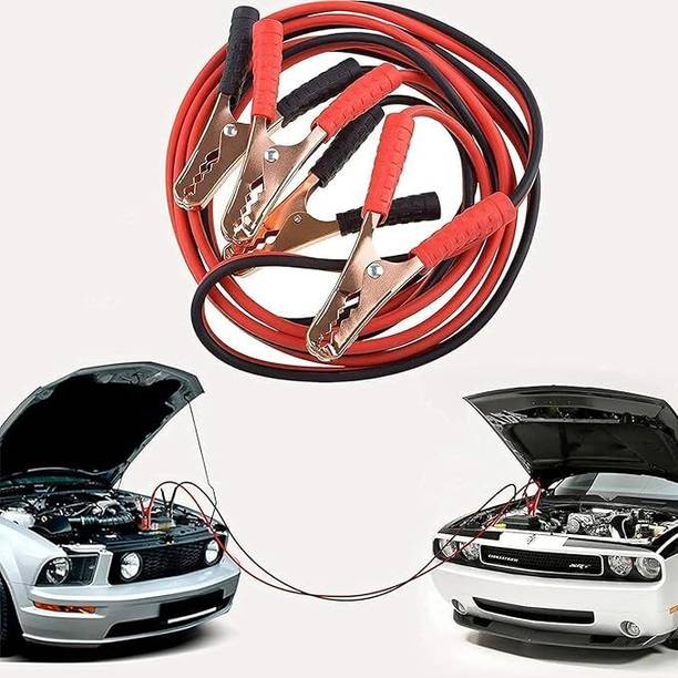 zyriex Jumper Cable Booster Cable car Battery Charger 500-Amp 7 ft Battery Jumper Cable