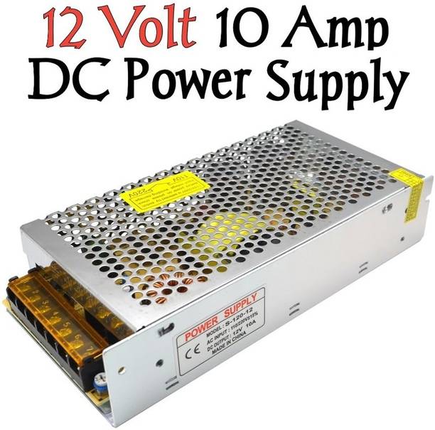 BALRAMA 12V 10A 120W SMPS AC/DC Power Supply 12 Volt DC Converter Adaptor 10 Amp Charger 120 Watts PSU
