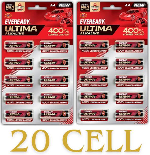 EVEREADY Ultima AA 400% Long Lasting Alkaline | High Performance Battery