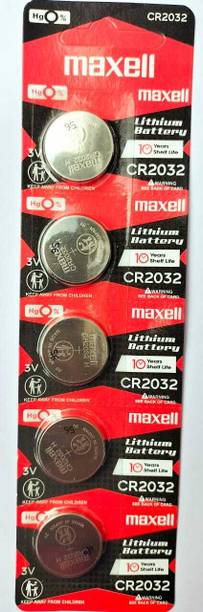 Maxell Cr2032 Coin Type 3V Lithium  (5 Pieces)  Battery