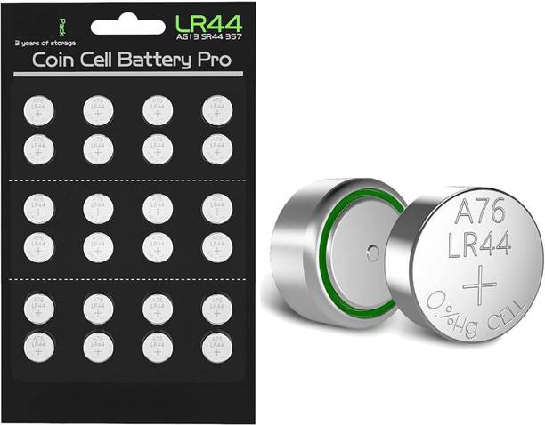 TONSY LR44 / AG13 / 357A / A76 / LR1154 1.5v Button Cell -Pack Of 100 Unit  Battery
