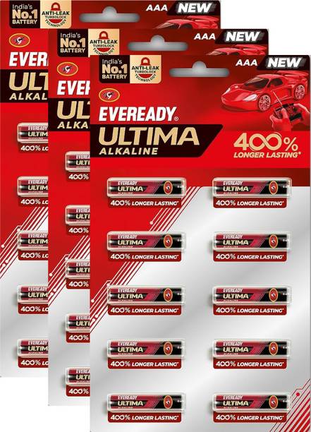 EVEREADY Ultima | 400% Longer Lasting | Alkaline AAA  Battery