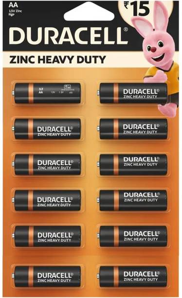 DURACELL Zinc AA , Pack of 12 Pcs  Battery