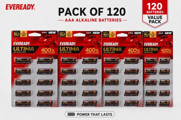 EVEREADY ULTIMA ALKALINE AAA New 400%  Battery