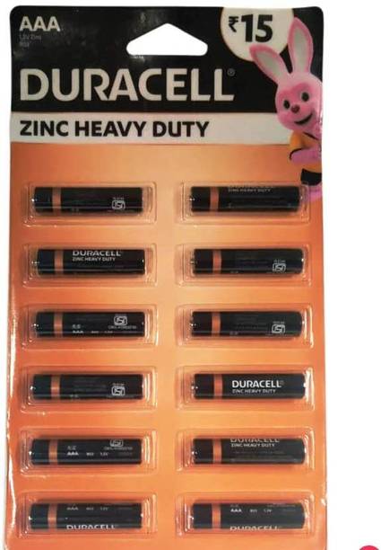 DURACELL Zinc Heavy Duty AAA Batteries  Battery