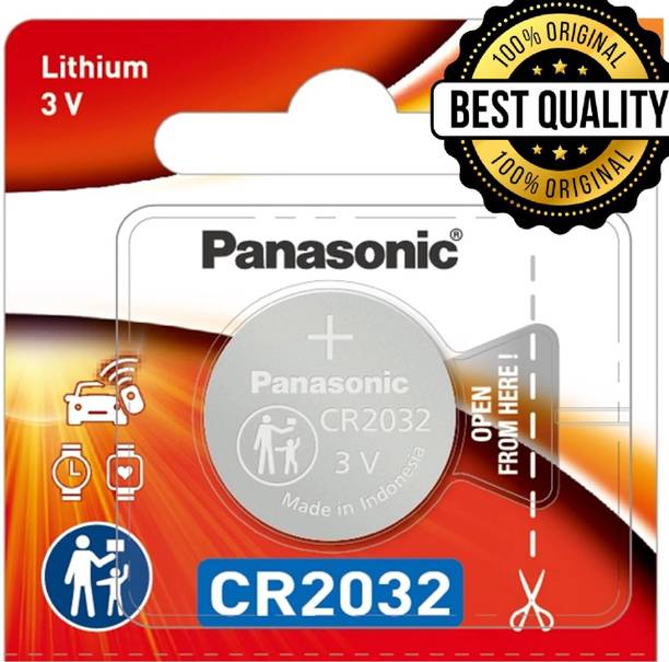 Panasonic ⚡ CR-2032 Lithium Coin  3V High Power Leak-Proof, Long-Lasting Energy  Battery