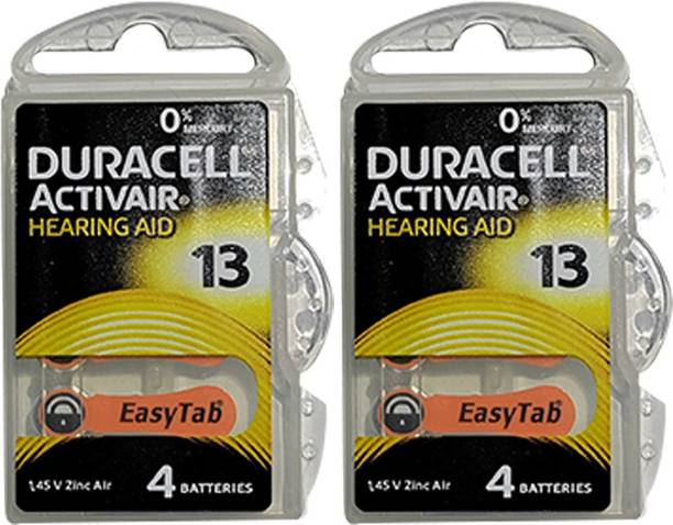 DURACELL Hearing Aids Batteries Size 13 (8 batteries) | Hearing Aid   Battery