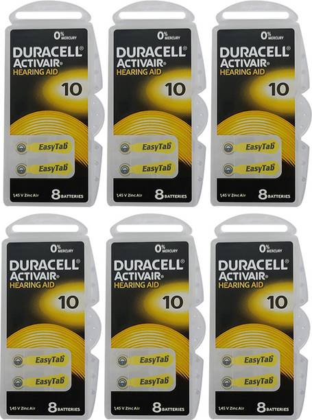 DURACELL Size 10 Hearing Aid Battery (Pack of 48)