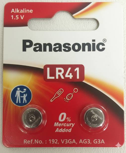 Panasonic LR41 1.5V Alkaline Button Cell  AG3 / 192 / V3GA Compatible Long Lasting  Battery